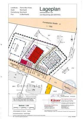 Lageplan 2. Bauabschnitt