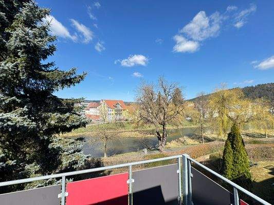 Aussicht vom Balkon