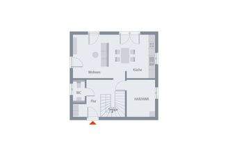 Erdgeschoos Grundriss ( Muster) 