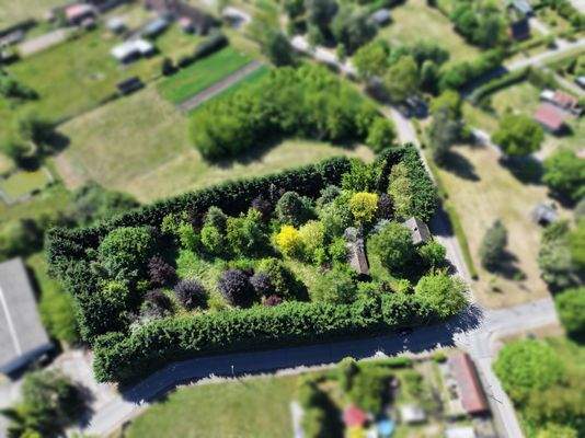 Blick auf das Grundstück aus Nordseite