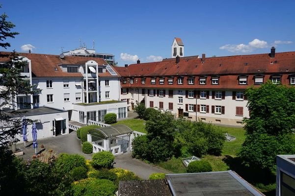 Blick in den Hinterhof