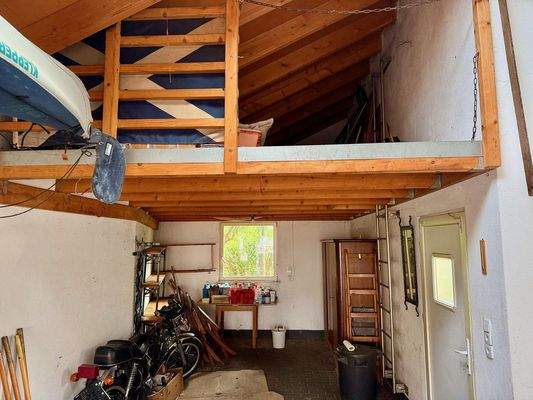 Stauraum in der Garage