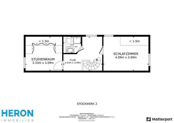 Grundriss Dachgeschoss