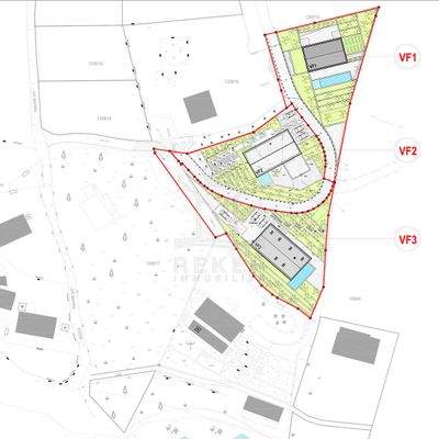 897 m² großes Baugrundstück