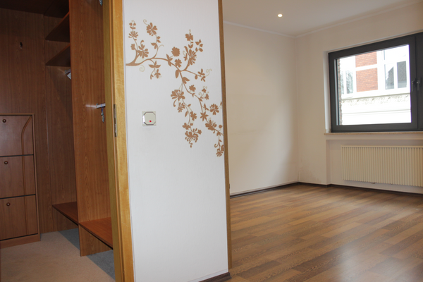 Teilblick Schlafzimmer