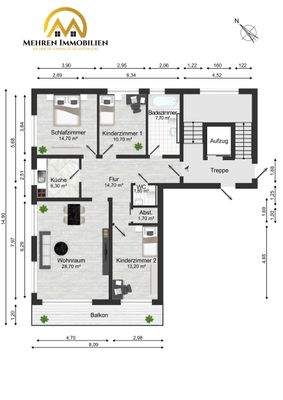 Grundriss EG Wohneinheit 2
