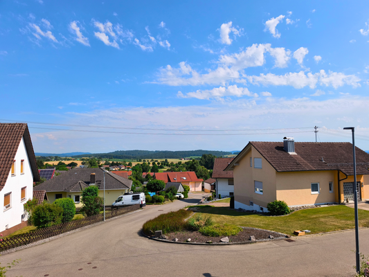 Aussicht vom Balkon EG