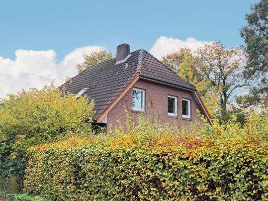 Natürliche Einfriedung des Grundstücks