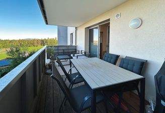 13 m2 großer Balkon mit fantastischer Aussicht