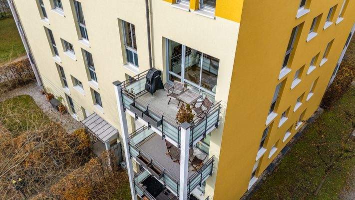Balkon - Drohnenbild 3