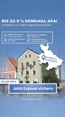 Bis zu 9 % Denkmal-AfA