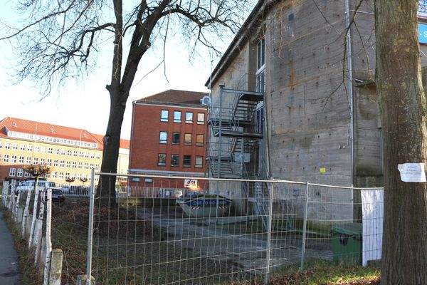 Lübeck  Baugrundstück Rückseite Bunker