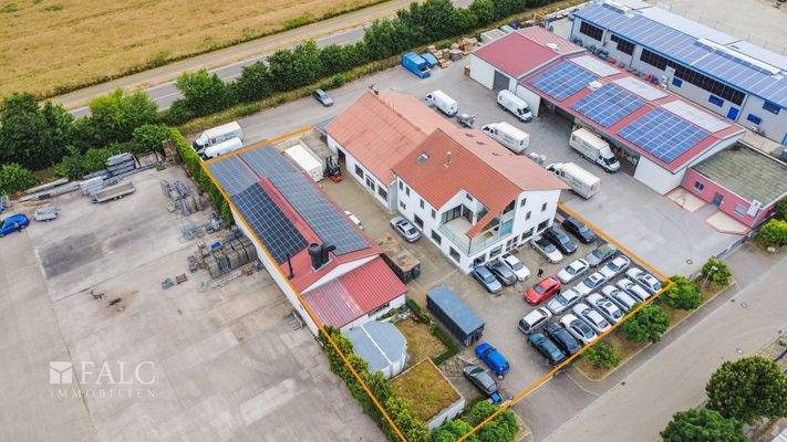 Drohne mit Markierung