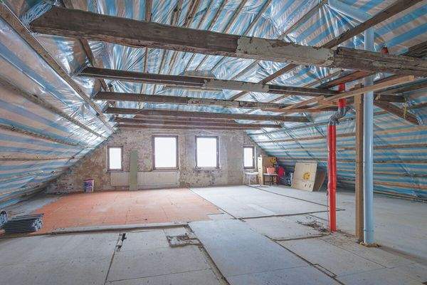 Die Ausbaureserve im Dachgeschoss