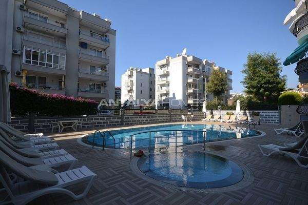 Apartment in Begonvil Complex with Pool in Alanya Oba