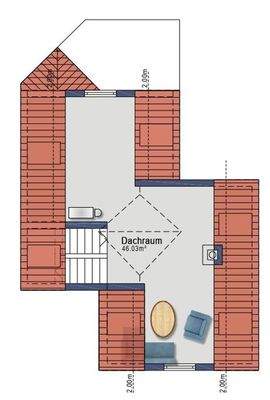 Ausschnitt Grundriss DG