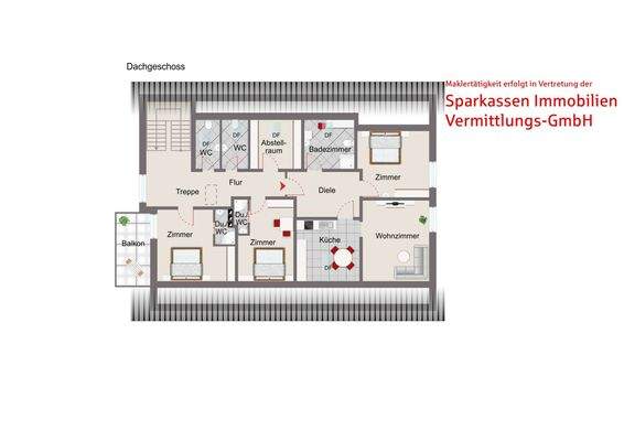 Grundriss Dachgeschoss