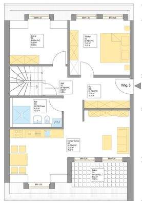 Grundriss_WE 42 DG 1_Haus 3