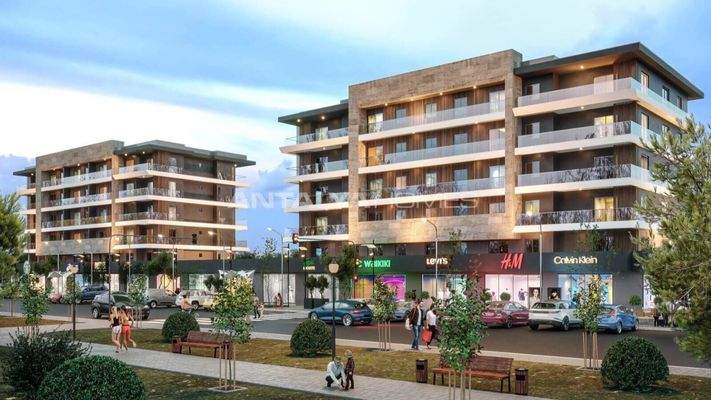 1 and 3-Bedroom Flats in a Complex with Pool in Altıntaş