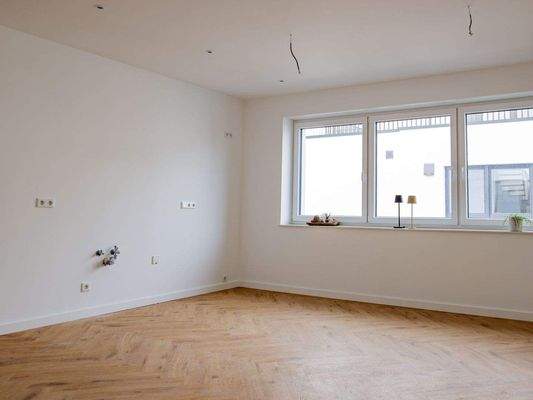 Küche Raumansicht unmöbliert