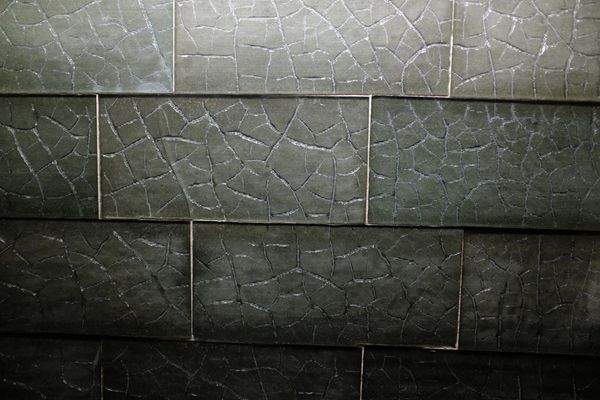 Teeküche Glasfliesen