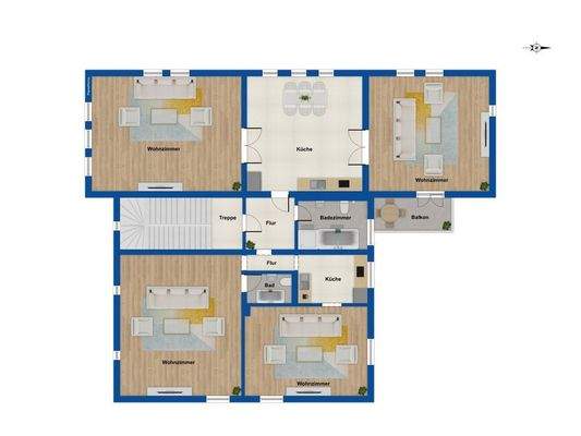 Grundriss Obergeschoss