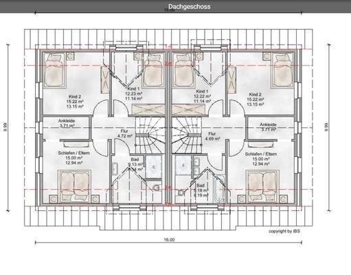Grundriss Dachgeschoss
