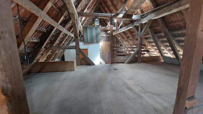 Dachgeschoss der Scheune