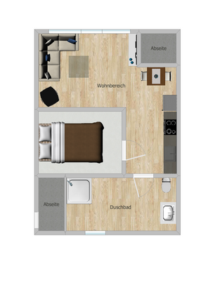 Aufteilung Dachgeschoss 