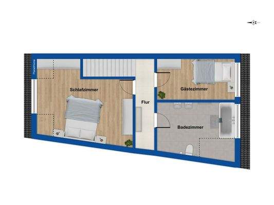 Grundriss Obergeschoss