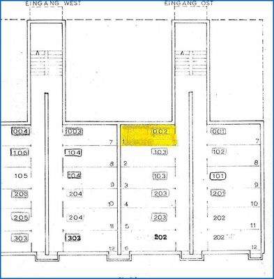 Grundriss KG, Kellerabteil