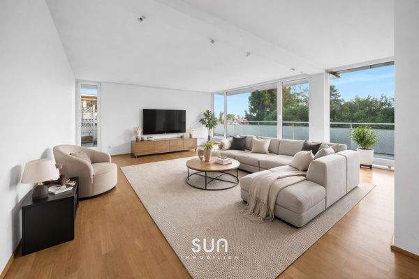 LICHTDURCHFLUTETES WOHNZIMMER (visualisiert)