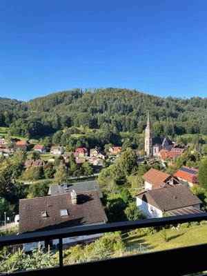 Ausblick Balkon