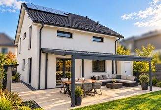 Außenansicht vom Garten