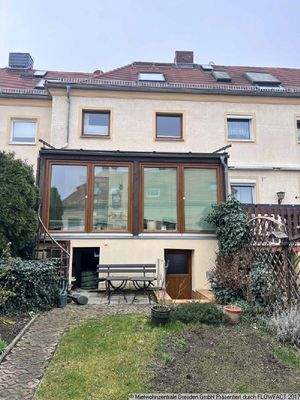 Gartenansicht - Reihenhaus in Räcknitz