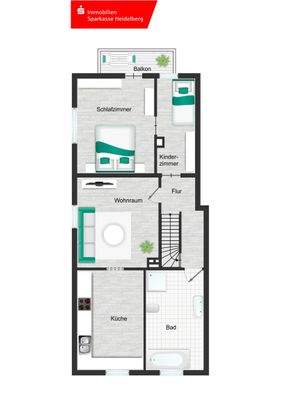 Grundriss Obergeschoss