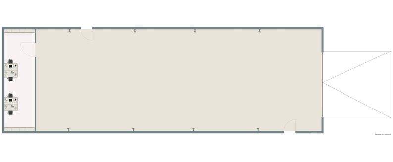 überdachter Abstellplatz