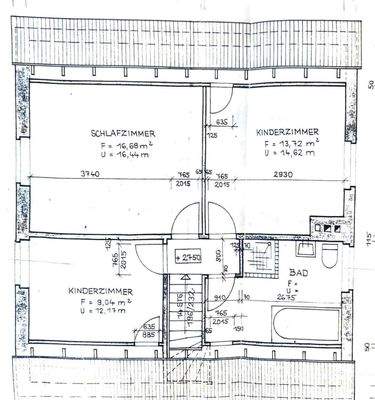 Grundriss Obergeschoss