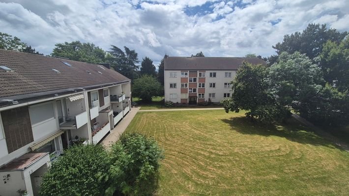 Schöne Aussicht vom Balkon