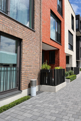 Ansicht Hausfassaden