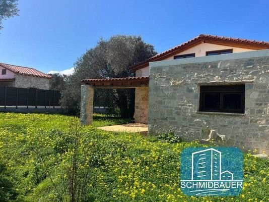 Kreta, Sivas: Steinhaus - eine Doppelhaushälfte zu verkaufen