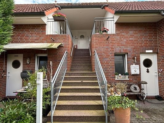 Eigene Treppe in die Wohnung