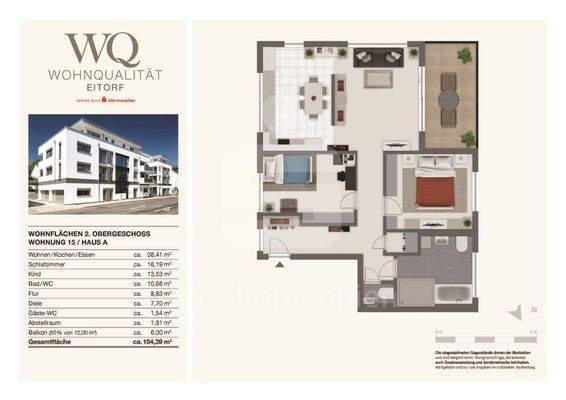 Grundriss Haus A Wohnung 15