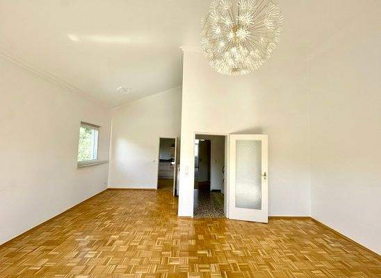 Wohn- Esszimmer gestrichen weiß Visualisierung