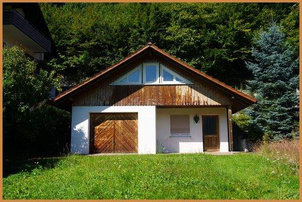 Ansicht Garagengebäude