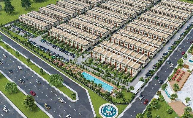 Villas with Private Gardens in a Complex in Ankara İncek