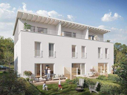 Gartenansicht - Visualisierung