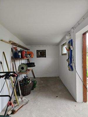 Geräteschuppen nach Norden