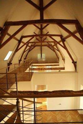 Historische Dachkonstruktion