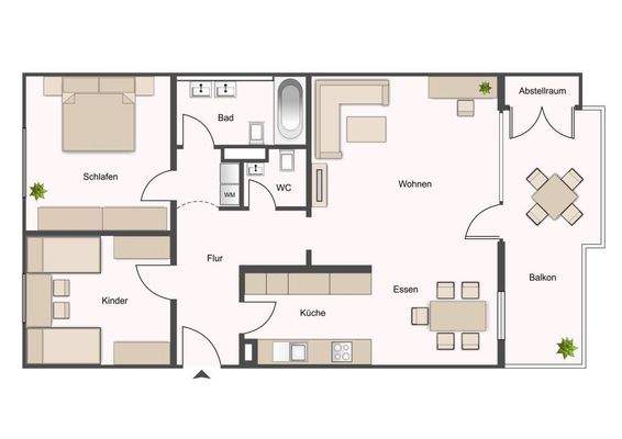 Grundriss, 1. Obergeschoss 